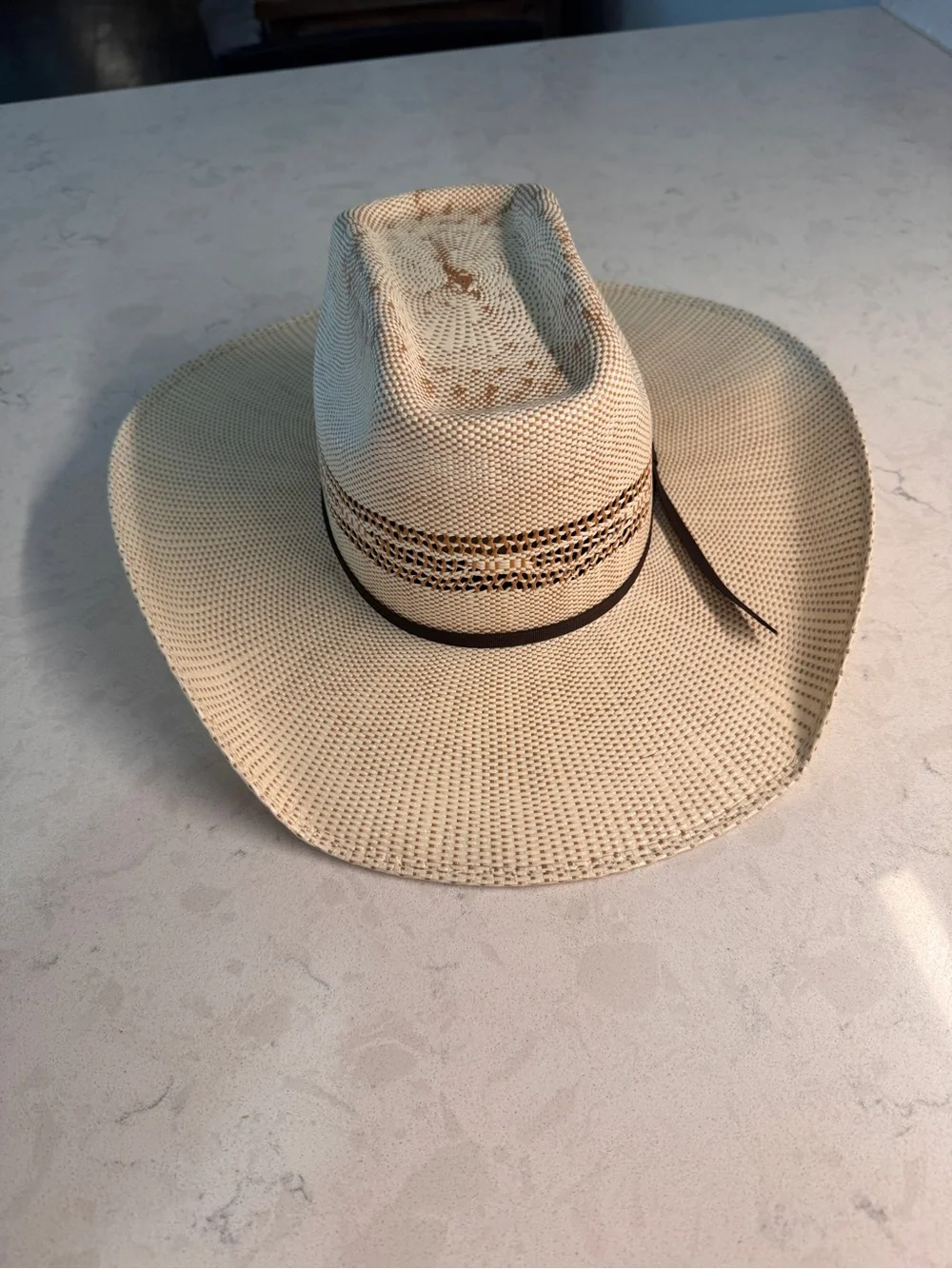 Twister Kids' Tan Bangora Straw Cowboy Hat